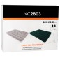 NC2803 MATERAC KEMPINGOWY 203X152X22 CM BEŻOWY NILS CAMP