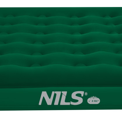NC2803 MATERAC TURYSTYCZNY DMUCHANY 203X152X22 CM ZIELONY NILS CAMP