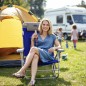 NC3502 KRZESŁO TURYSTYCZNE SKŁADANE NIEBIESKO-SZARE NILS CAMP