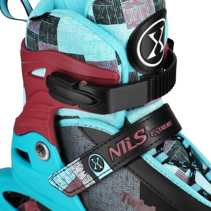 NA13810 ŁYŻWOROLKI TWIST NIEBIESKIE ROZM. S(31-34) NILS EXTREME