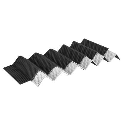 NC17103 KARIMATA SKŁADANA TURYSTYCZNA Z PODBICIEM ALUMINIOWYM + XPE 195 CM CZARNA NILS CAMP