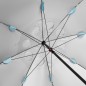 NC17114 PARASOL/PARAWAN PLAŻOWY 2W1 XXL 240 CM NIEBIESKI NILS
