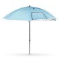 NC17114 PARASOL/PARAWAN PLAŻOWY 2W1 XXL 240 CM NIEBIESKI NILS
