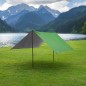 NC17107 TARP PŁACHTA BIWAKOWA KEMPINGOWA 300X300 CM ZIELONA NILS CAMP