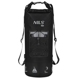 NC17108 PLECAK WODOODPORNY 25L CZARNY NILS CAMP