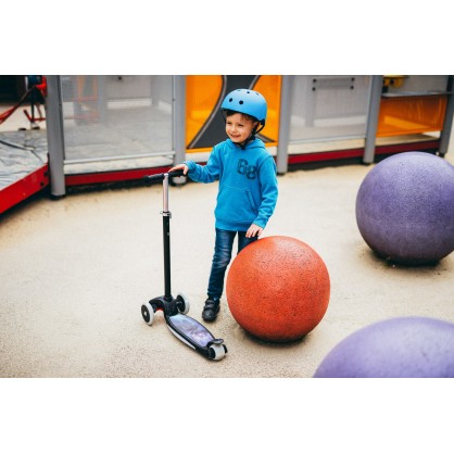 HLB1310 LED HULAJNOGA DZIECIĘCA CZARNA NILS FUN