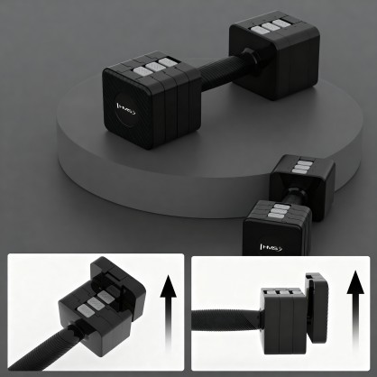 HL02 HANTLE REGULOWANE BLACK 2 x 5 KG HMS