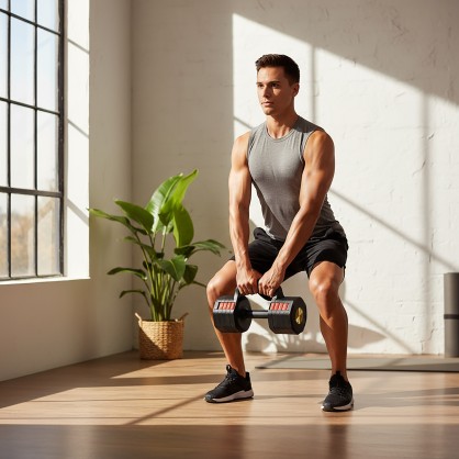 HL05 3w1 HANTLA REGULOWANA Z FUNKCJĄ PODPÓRKI DO POMPEK I KETTLEBELLA HMS