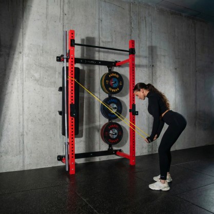 KLT34 WIELOFUNKCYJNA KLATKA TRENINGOWA SKŁADANA RED HMS