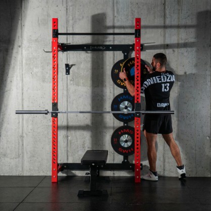 KLT34 WIELOFUNKCYJNA KLATKA TRENINGOWA SKŁADANA RED HMS