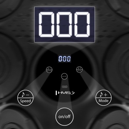 TB30 ELEKTRONICZNA TARCZA BOKSERSKA BLUETOOTH Z MUZYKĄI RĘKAWICAMI HMS