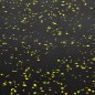 POS35 PODŁOGA GUMOWA POD SPRZĘT FITNESS Z WYPUSTKAMI BLACK/YELLOW HMS