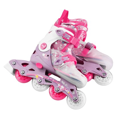 NJ1025 ŁYŻWOROLKI FLIPZY RÓŻOWE ROZM. XS(27-30) NILS FUN