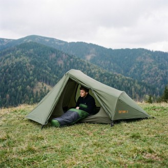 NC1705 ŚPIWÓR ULTRA LIGHT CZARNO-ZIELONY NILS CAMP