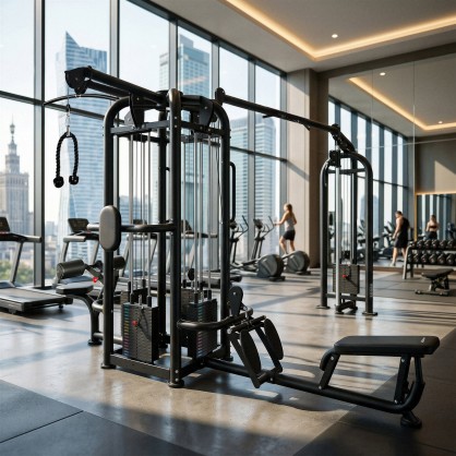 ARGOS BRAMA DO ĆWICZEŃ Z WYCIĄGIEM I STOSEM WIELOSTANOWISKOWA COMMERCIAL HMS