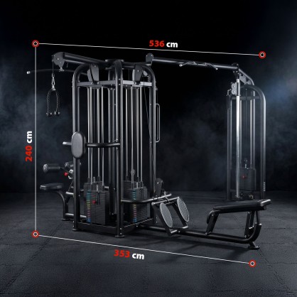 ARGOS BRAMA DO ĆWICZEŃ Z WYCIĄGIEM I STOSEM WIELOSTANOWISKOWA COMMERCIAL HMS