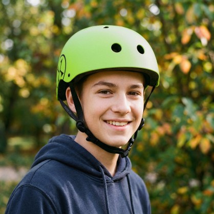 MTW001-2 KASK ZIELONY L(58-61CM) NILS EXTREME