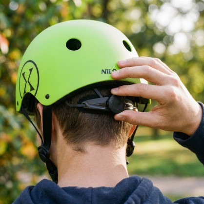 MTW001-2 KASK ZIELONY L(58-61CM) NILS EXTREME