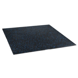 POS15 PODŁOGA GUMOWA POD SPRZĘT FITNESS BLACK/BLUE II GATUNEK