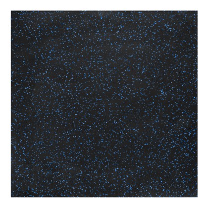 POS15 PODŁOGA GUMOWA POD SPRZĘT FITNESS BLACK/BLUE II GATUNEK