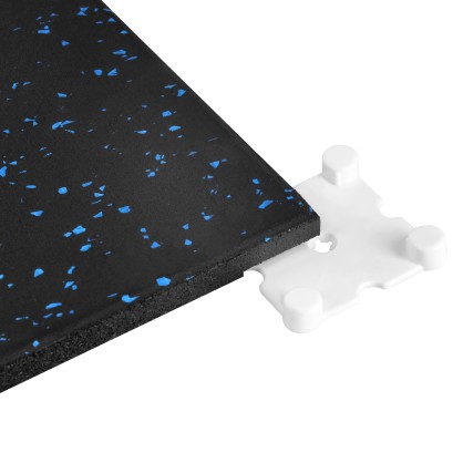 POS15 PODŁOGA GUMOWA POD SPRZĘT FITNESS BLACK/BLUE II GATUNEK