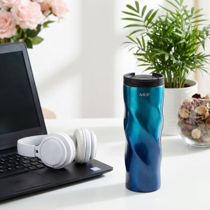 NCB21 KUBEK TERMICZNY NIEBIESKI NILS