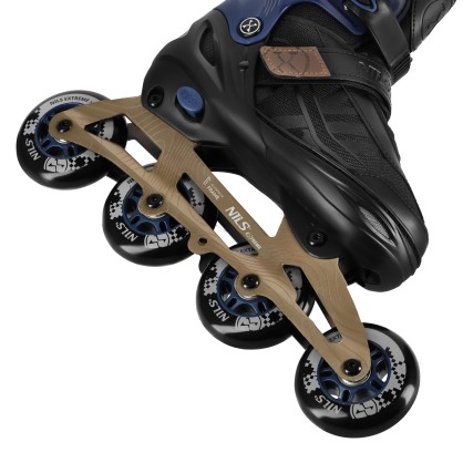 NA684 ŁYŻWOROLKI VELTO GRANATOWE ROZM. M(35-38) NILS EXTREME