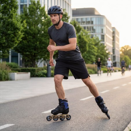 NA684 ŁYŻWOROLKI VELTO GRANATOWE ROZM. XL(42-45) NILS EXTREME