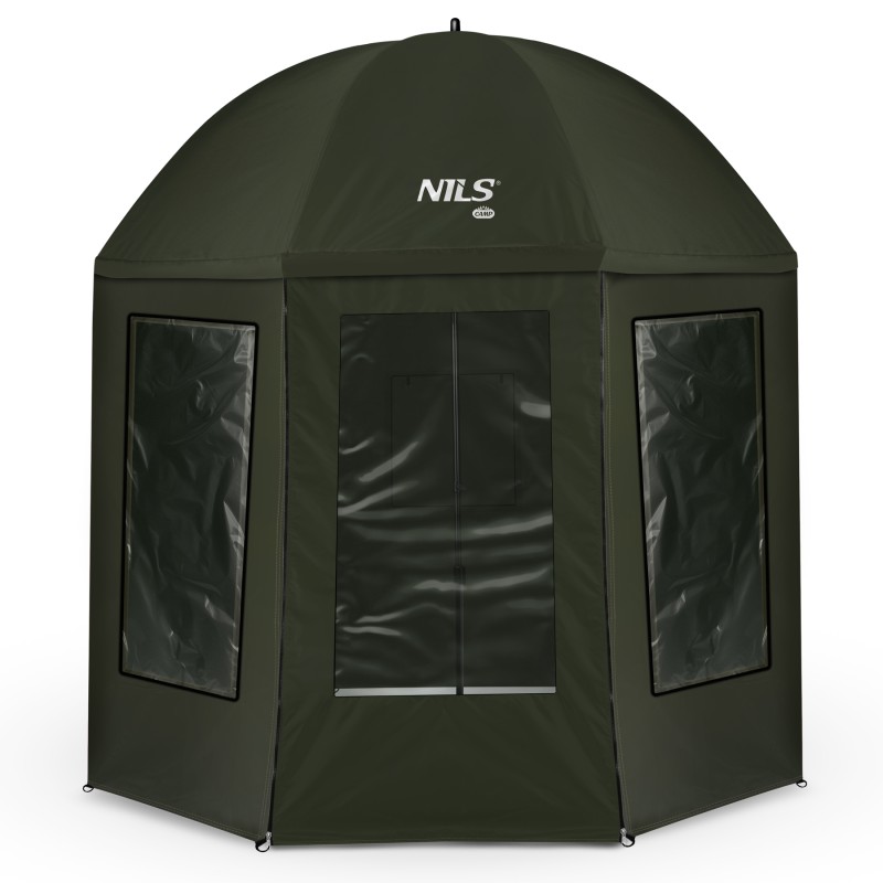 NC4701 PARASOL WĘDKARSKI Z PEŁNĄ OSŁONĄ NILS CAMP