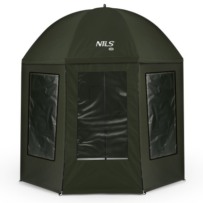 NC4701 PARASOL WĘDKARSKI Z PEŁNĄ OSŁONĄ NILS CAMP