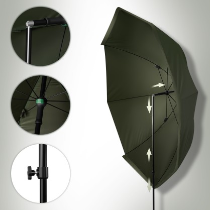 NC4702 PARASOL WĘDKARSKI Z BOCZNĄ OSŁONĄ NILS CAMP
