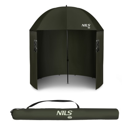 NC4702 PARASOL WĘDKARSKI Z BOCZNĄ OSŁONĄ NILS CAMP