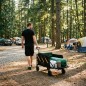 NC2608 WÓZEK TURYSTYCZNY SKŁADANY CZARNO-POMARAŃCZOWY 100L NILS CAMP