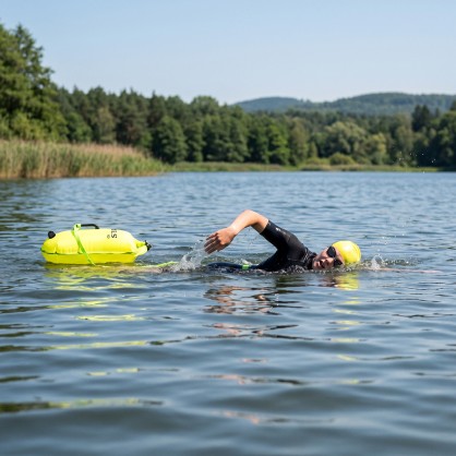 NC1772 DMUCHANA BOJKA DO PŁYWANIA 28L ŻÓŁTA NILS CAMP