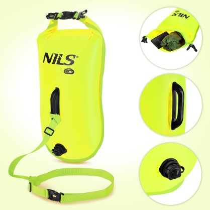 NC1772 DMUCHANA BOJKA DO PŁYWANIA 28L ŻÓŁTA NILS CAMP