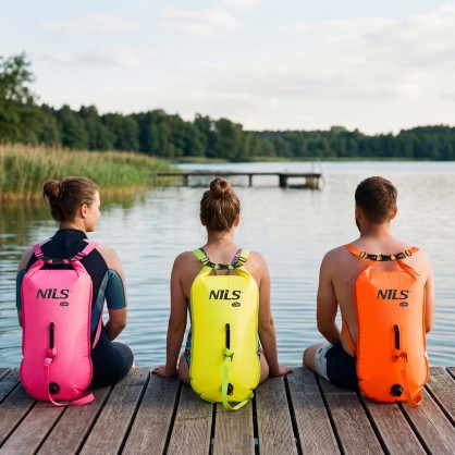 NC1772 DMUCHANA BOJKA DO PŁYWANIA 28L ŻÓŁTA NILS CAMP