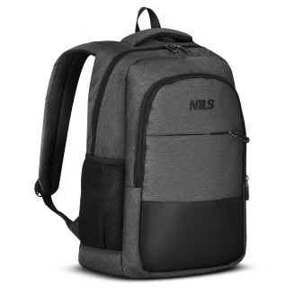 NC4503 PLECAK MIEJSKI Z USB SZARY NILS
