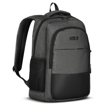 NC4503 PLECAK MIEJSKI Z USB SZARY NILS