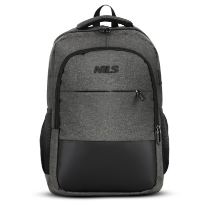 NC4503 PLECAK MIEJSKI Z USB SZARY NILS