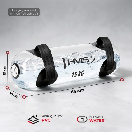WAB15 WOREK TRENINGOWY WYPEŁNIANY WODĄ AQUA POWERBAG 15 KG HMS