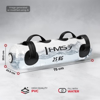 WAB25 WOREK TRENINGOWY WYPEŁNIANY WODĄ AQUA POWERBAG 25 KG HMS