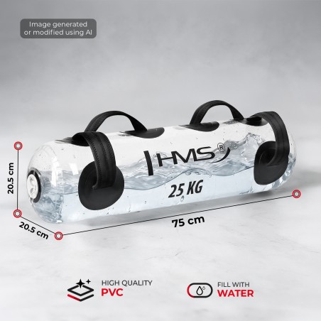 WAB25 WOREK TRENINGOWY WYPEŁNIANY WODĄ AQUA POWERBAG 25 KG HMS