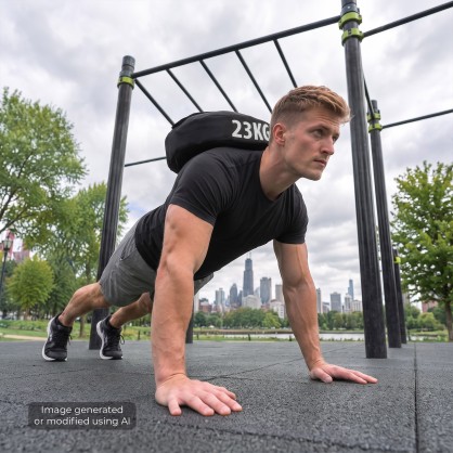 WSN23 SANDBAG STRONGMAN WOREK TRENINGOWY DO WYPEŁNIENIA 23 KG HMS