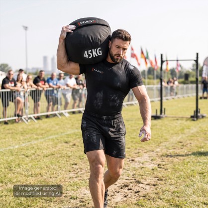 WSN45 SANDBAG STRONGMAN WOREK TRENINGOWY DO WYPEŁNIENIA 45 KG HMS