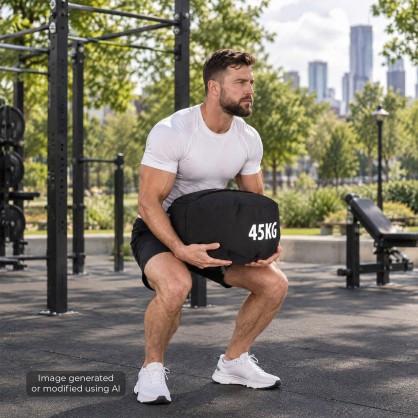 WSN45 SANDBAG STRONGMAN WOREK TRENINGOWY DO WYPEŁNIENIA 45 KG HMS
