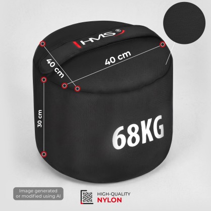 WSN68 SANDBAG STRONGMAN WOREK TRENINGOWY DO WYPEŁNIENIA 68 KG HMS