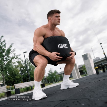WSN68 SANDBAG STRONGMAN WOREK TRENINGOWY DO WYPEŁNIENIA 68 KG HMS