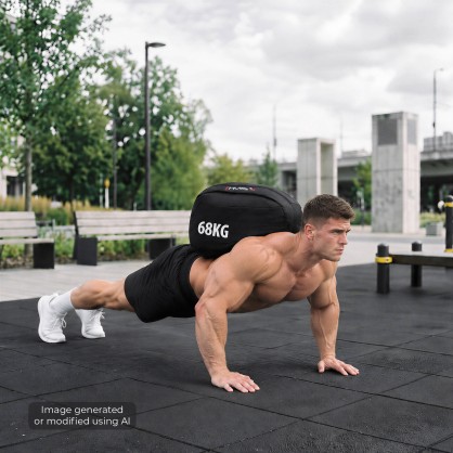 WSN68 SANDBAG STRONGMAN WOREK TRENINGOWY DO WYPEŁNIENIA 68 KG HMS
