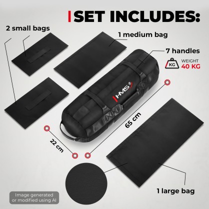 WSW40 SANDBAG WOREK TRENINGOWY DO WYPEŁNIENIA 40 KG HMS