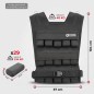 KTO40 KAMIZELKA TRENINGOWA Z OBCIĄŻENIEM 40 KG HMS PREMIUM